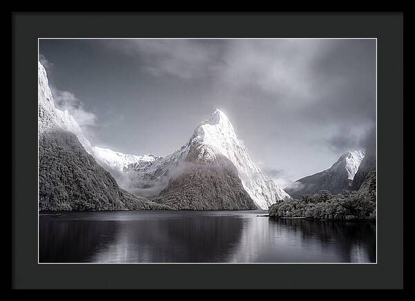 Majestic Mitre Peak Overlooking Milford Sound