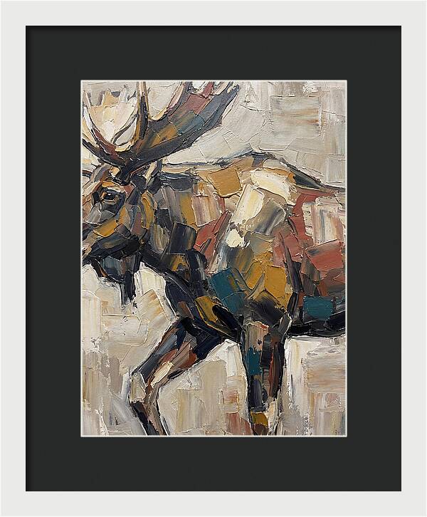 Majestic Moose In Motion