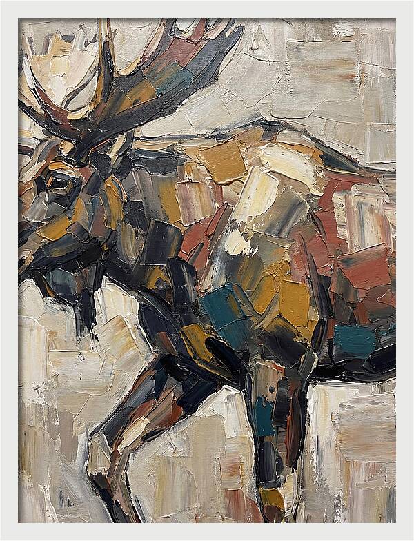 Majestic Moose In Motion