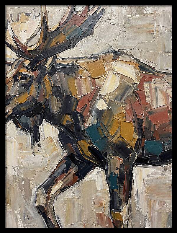 Majestic Moose In Motion