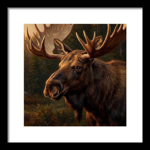 Majestic Moose Portrait