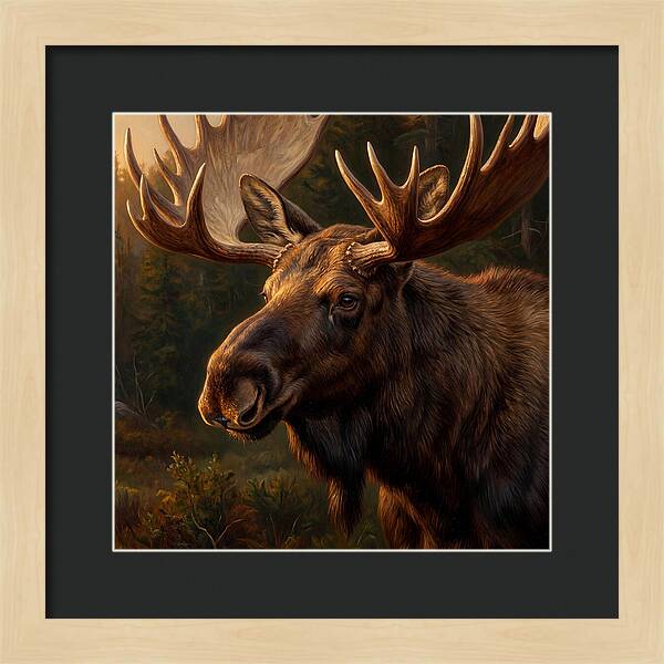 Majestic Moose Portrait
