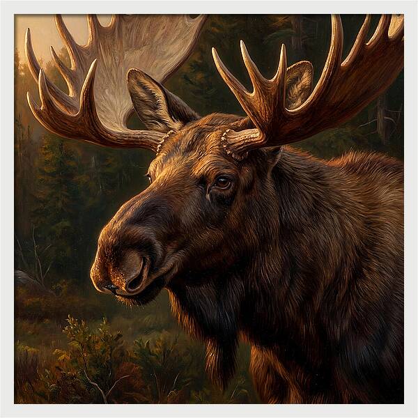 Majestic Moose Portrait