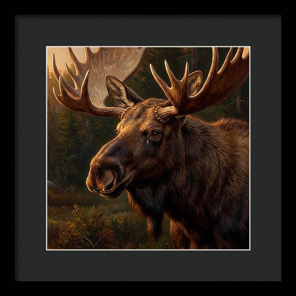 Majestic Moose Portrait