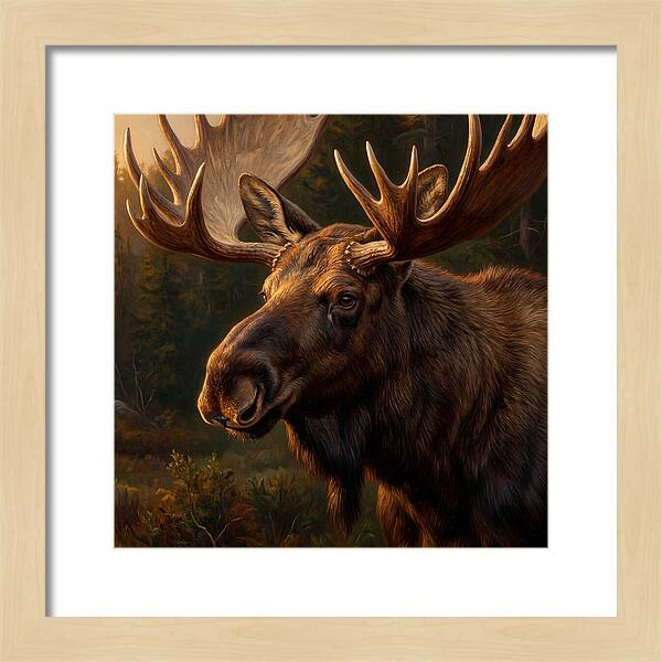 Majestic Moose Portrait
