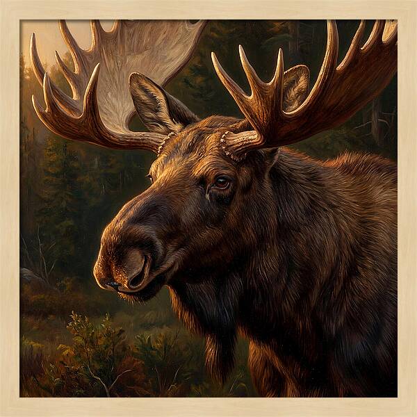 Majestic Moose Portrait