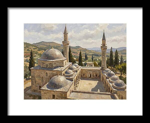 Majestic Mosque Among Hills