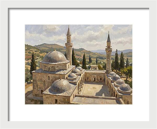 Majestic Mosque Among Hills