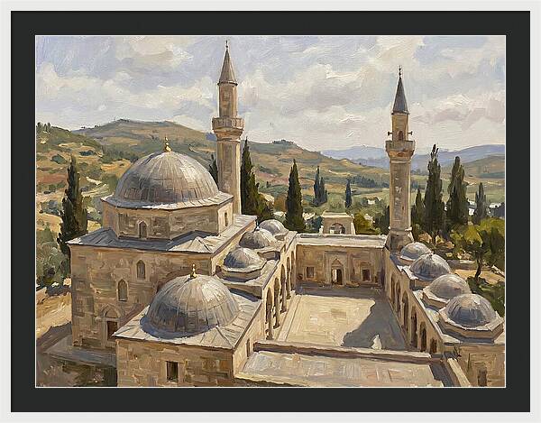 Majestic Mosque Among Hills