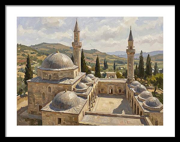 Majestic Mosque Among Hills