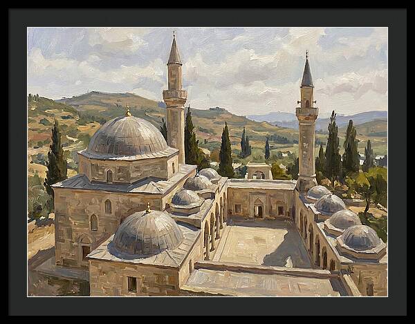 Majestic Mosque Among Hills