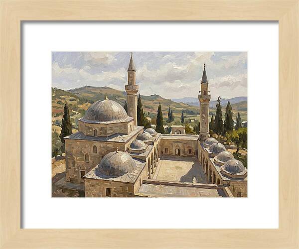 Majestic Mosque Among Hills