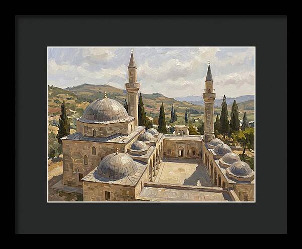 Majestic Mosque Among Hills