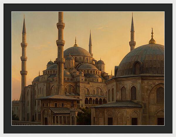 Majestic Mosque At Dusk