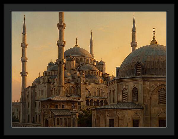 Majestic Mosque At Dusk