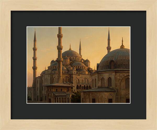 Majestic Mosque At Dusk