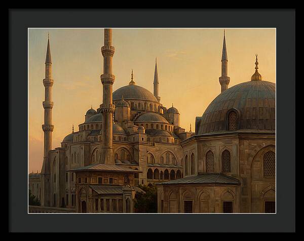 Majestic Mosque At Dusk