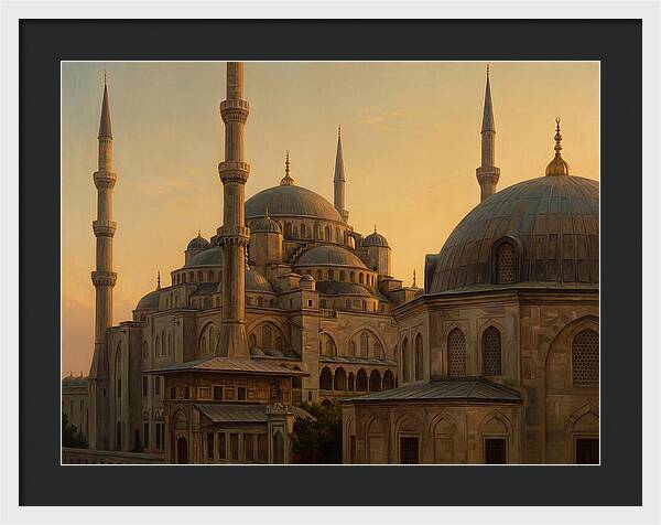 Majestic Mosque At Dusk