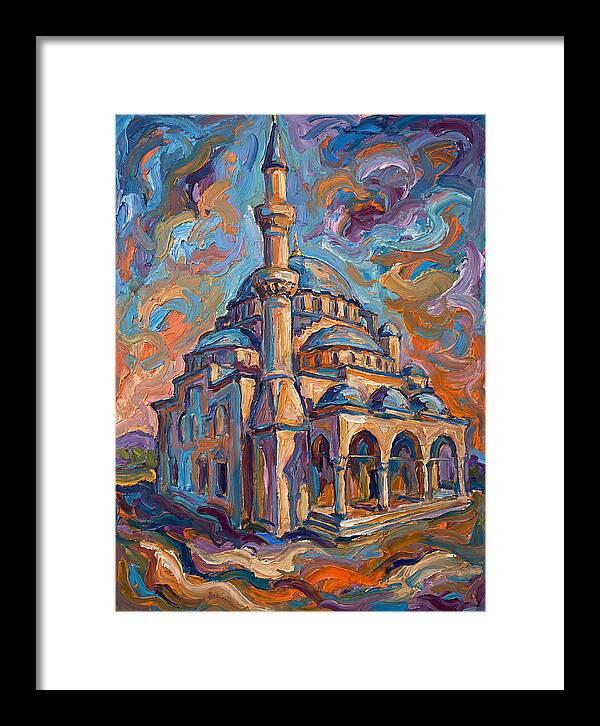 Majestic Mosque In Expressionist Style