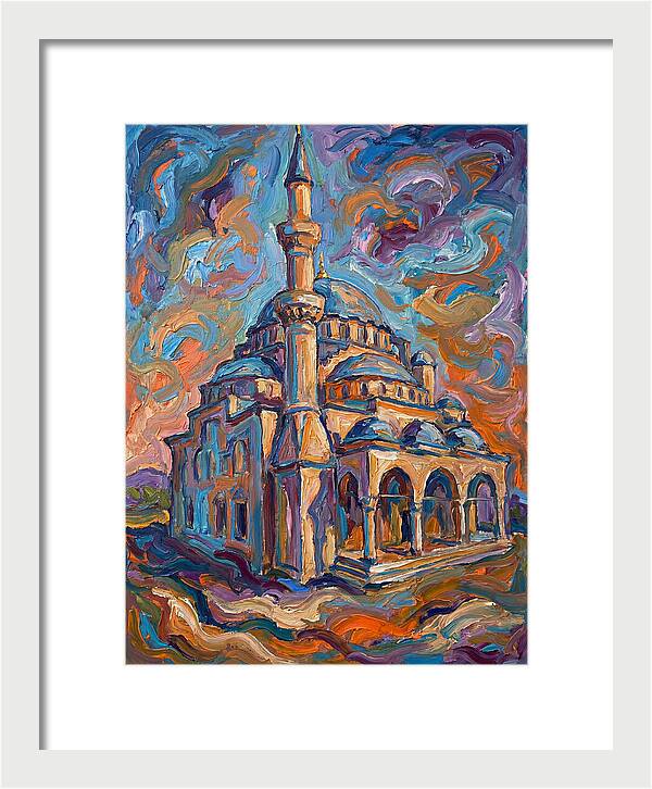 Majestic Mosque In Expressionist Style