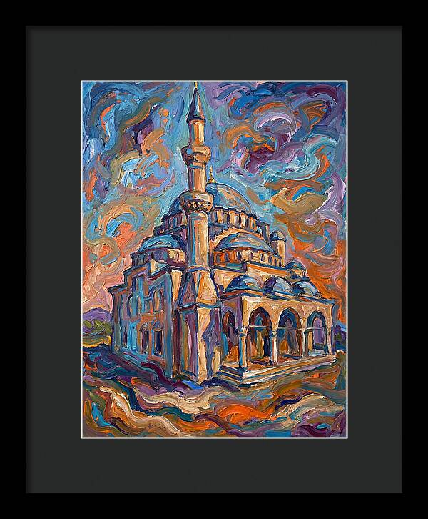 Majestic Mosque In Expressionist Style