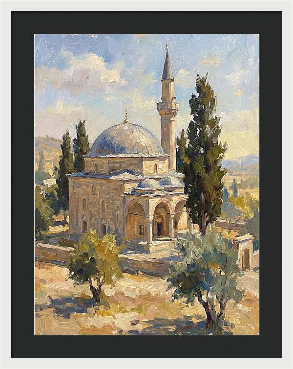 Majestic Mosque In Nature