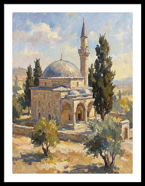 Majestic Mosque In Nature