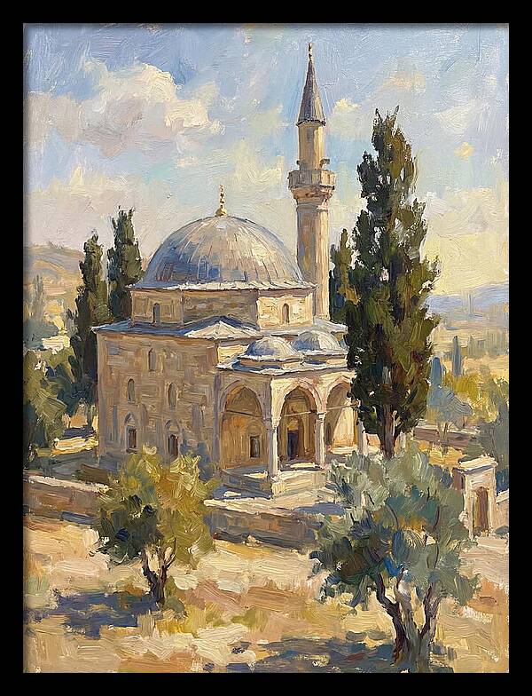 Majestic Mosque In Nature