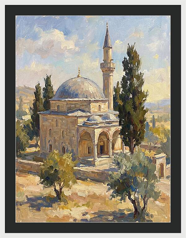 Majestic Mosque In Nature