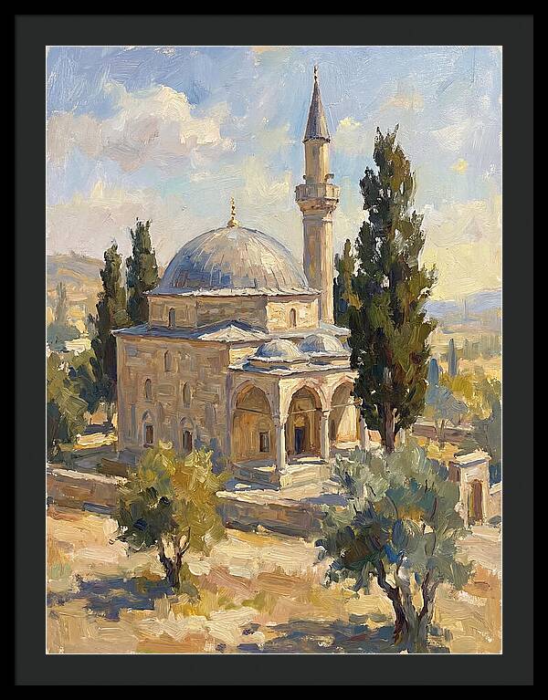 Majestic Mosque In Nature