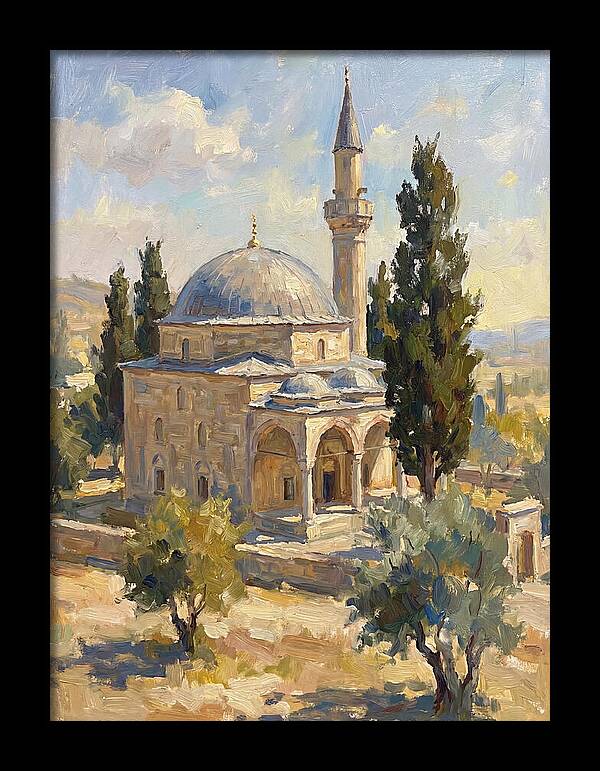 Majestic Mosque In Nature