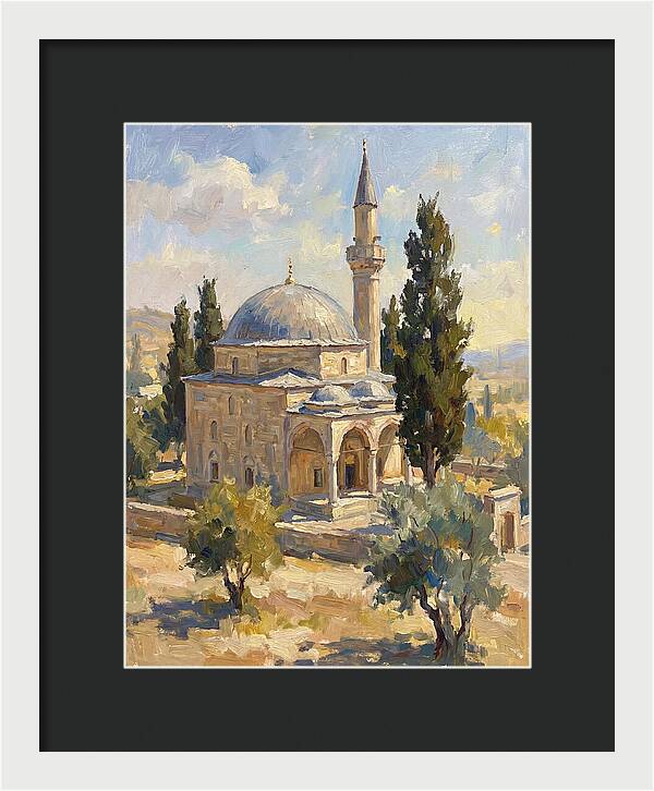 Majestic Mosque In Nature