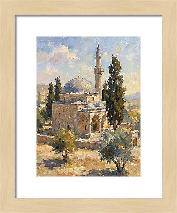 Majestic Mosque In Nature