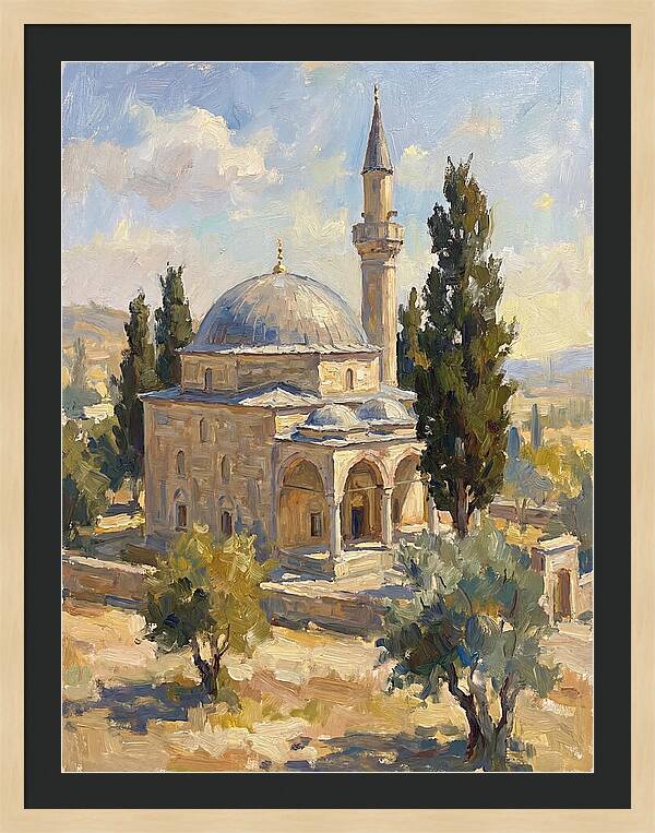 Majestic Mosque In Nature