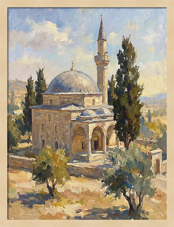Majestic Mosque In Nature