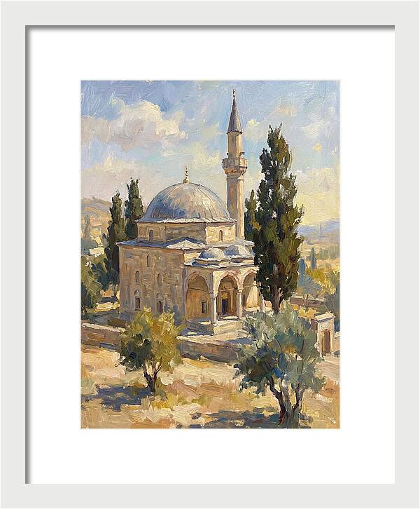 Majestic Mosque In Nature