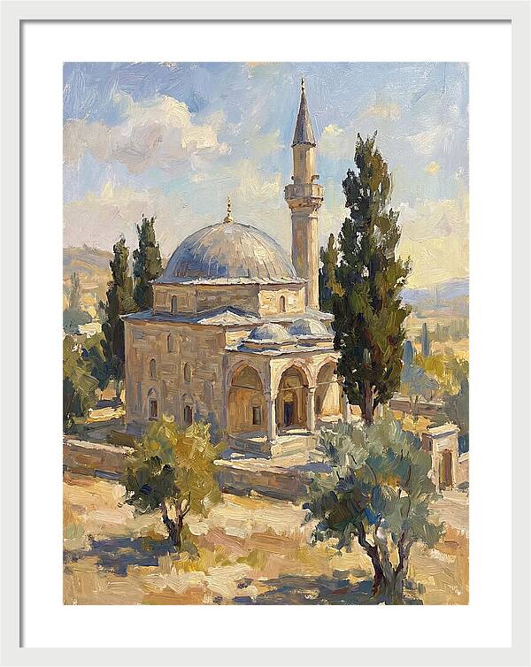 Majestic Mosque In Nature