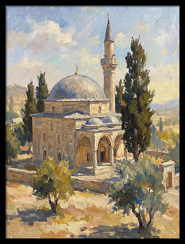Majestic Mosque In Nature