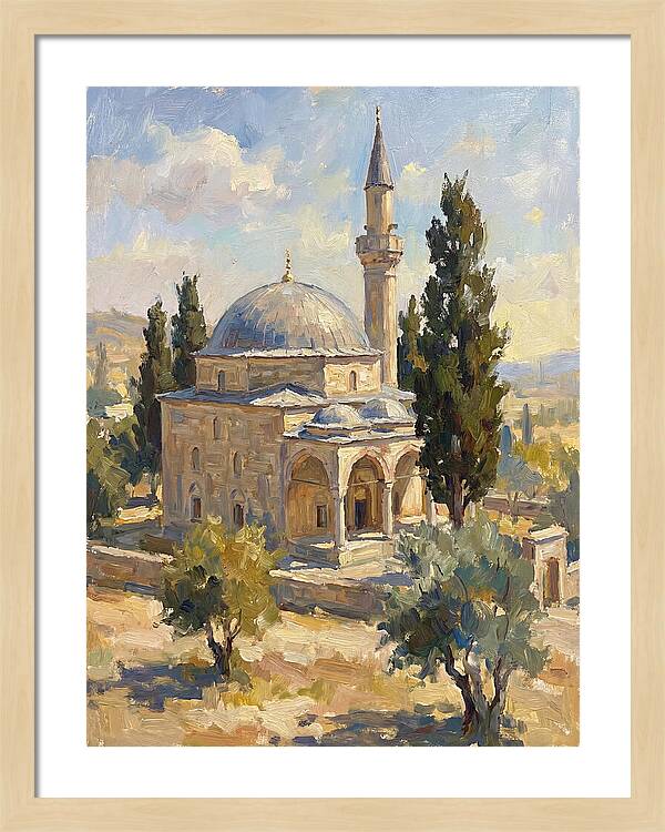 Majestic Mosque In Nature