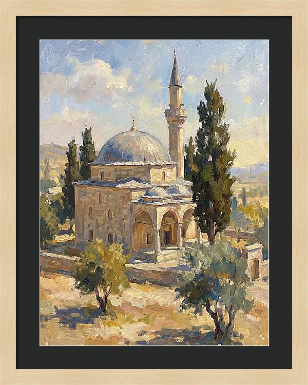 Majestic Mosque In Nature