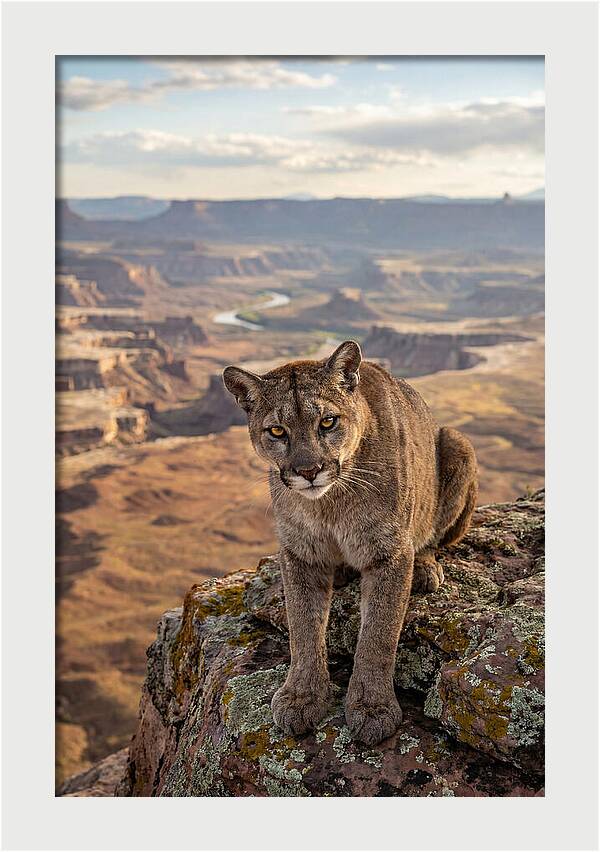Majestic Mountain Lion Resting
