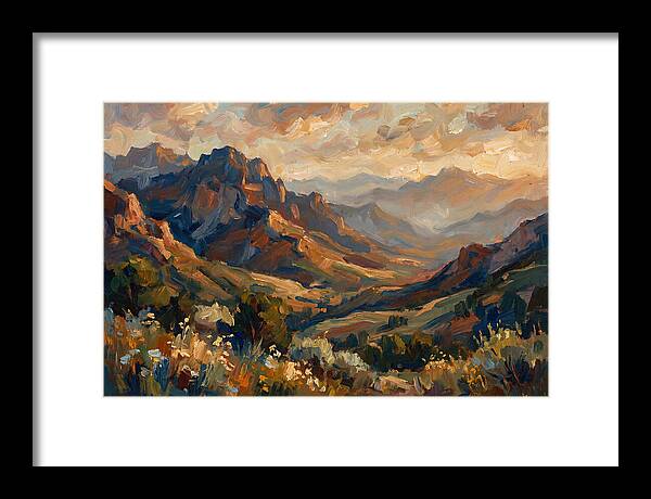 Majestic Mountain Range At Dusk