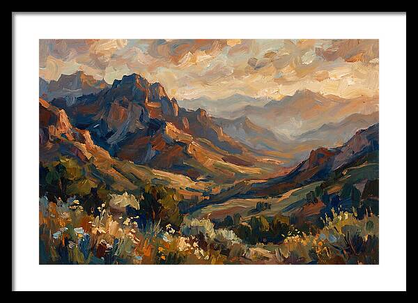 Majestic Mountain Range At Dusk