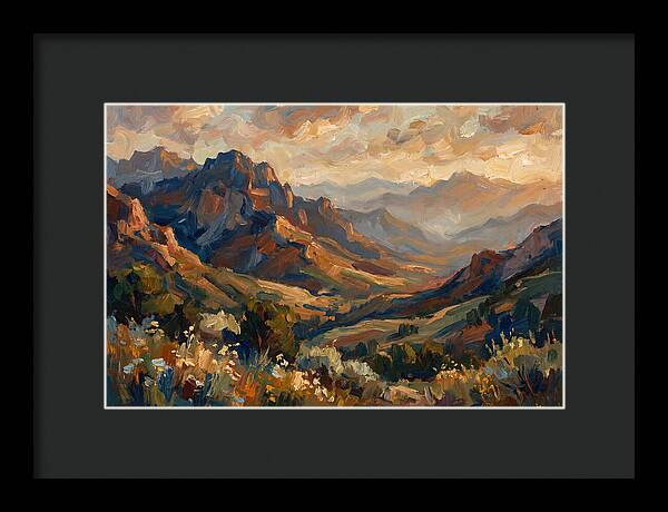 Majestic Mountain Range At Dusk