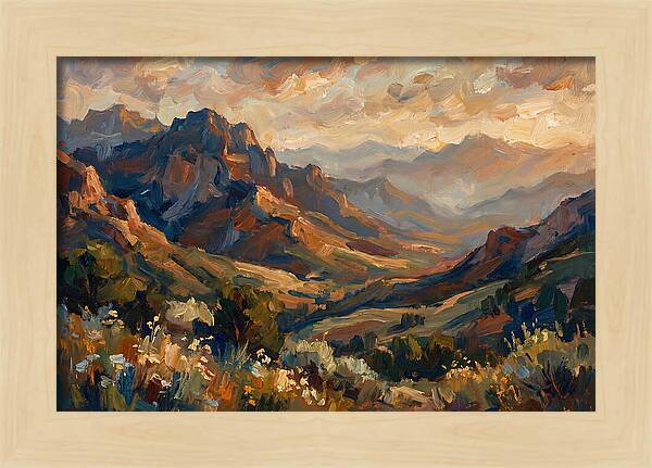 Majestic Mountain Range At Dusk