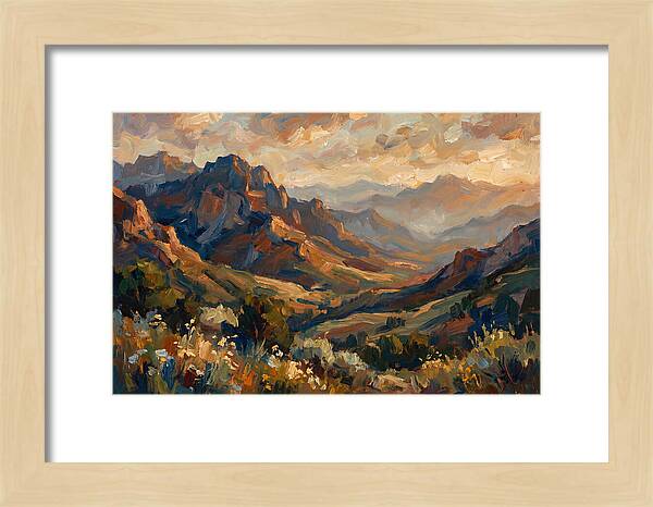 Majestic Mountain Range At Dusk