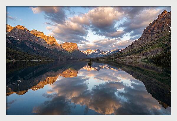 Majestic Mountain Reflections