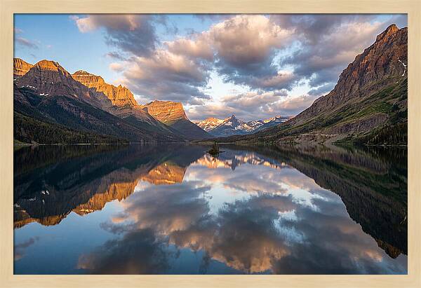 Majestic Mountain Reflections