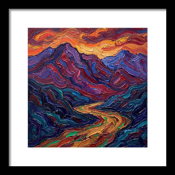 Majestic Mountain Sunset