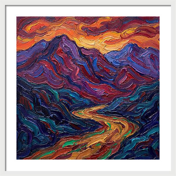 Majestic Mountain Sunset
